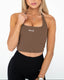 Lara Halter Neck - Mocha