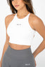 Chloe Crop - White