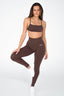 Seamless Scrunch Leggings - Espresso