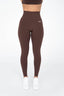 Seamless Scrunch Leggings - Espresso