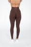 Seamless Scrunch Leggings - Espresso