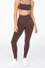 Seamless Scrunch Leggings - Espresso