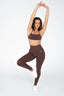 Seamless Scrunch Leggings - Espresso