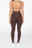 Seamless Scrunch Leggings - Espresso