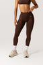 Seamless Scrunch Leggings - Espresso