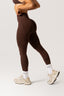 Seamless Scrunch Leggings - Espresso