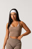 Lara Halter Neck - Mocha